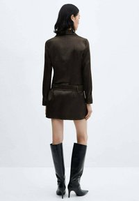 Mango Abito a camicia - khaki
