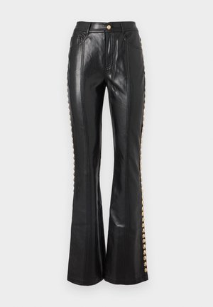 SHAILENE PANT - Nadrágok - black/gold coloured