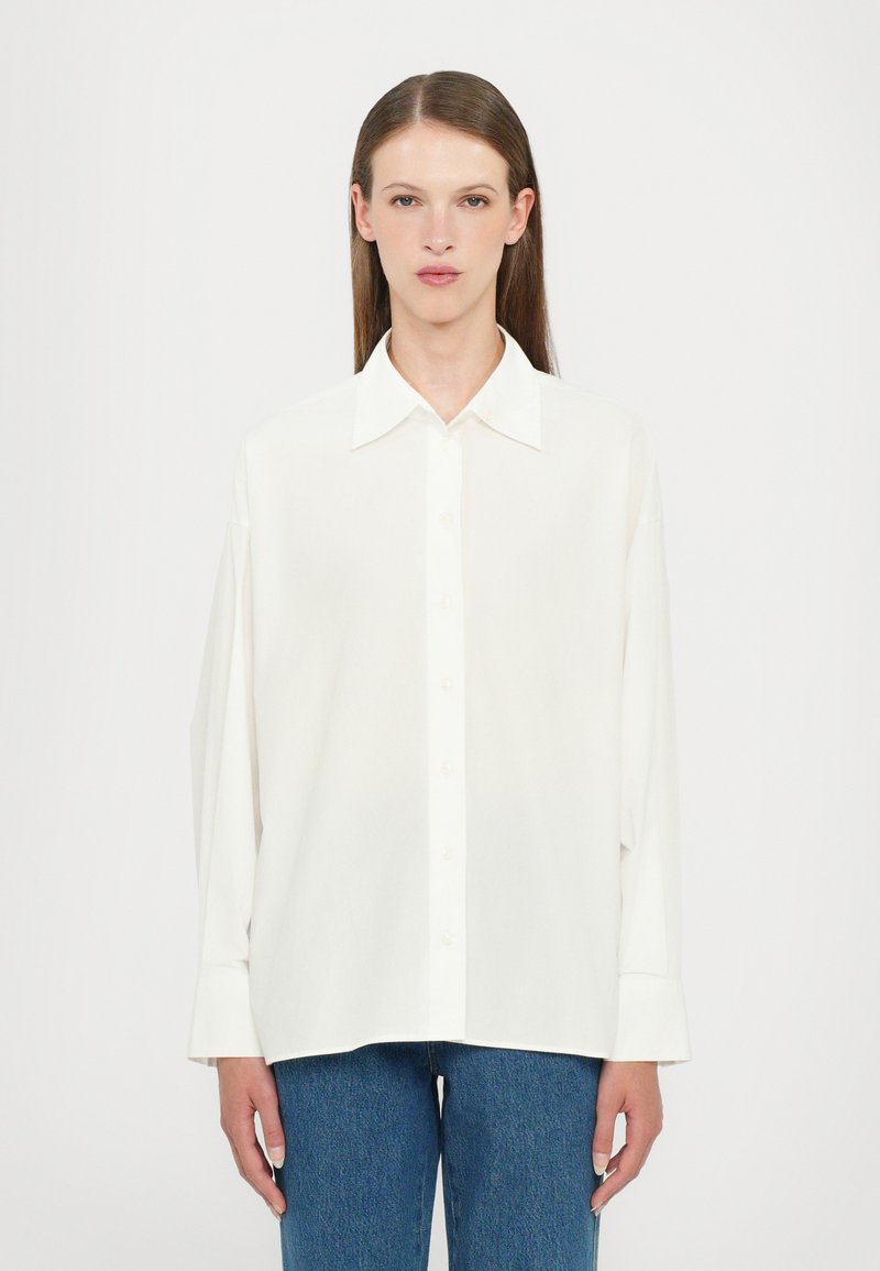 CLOSED CAPE SHIRT - Button-down blouse - white