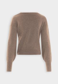 VILA Stickad tröja - brown