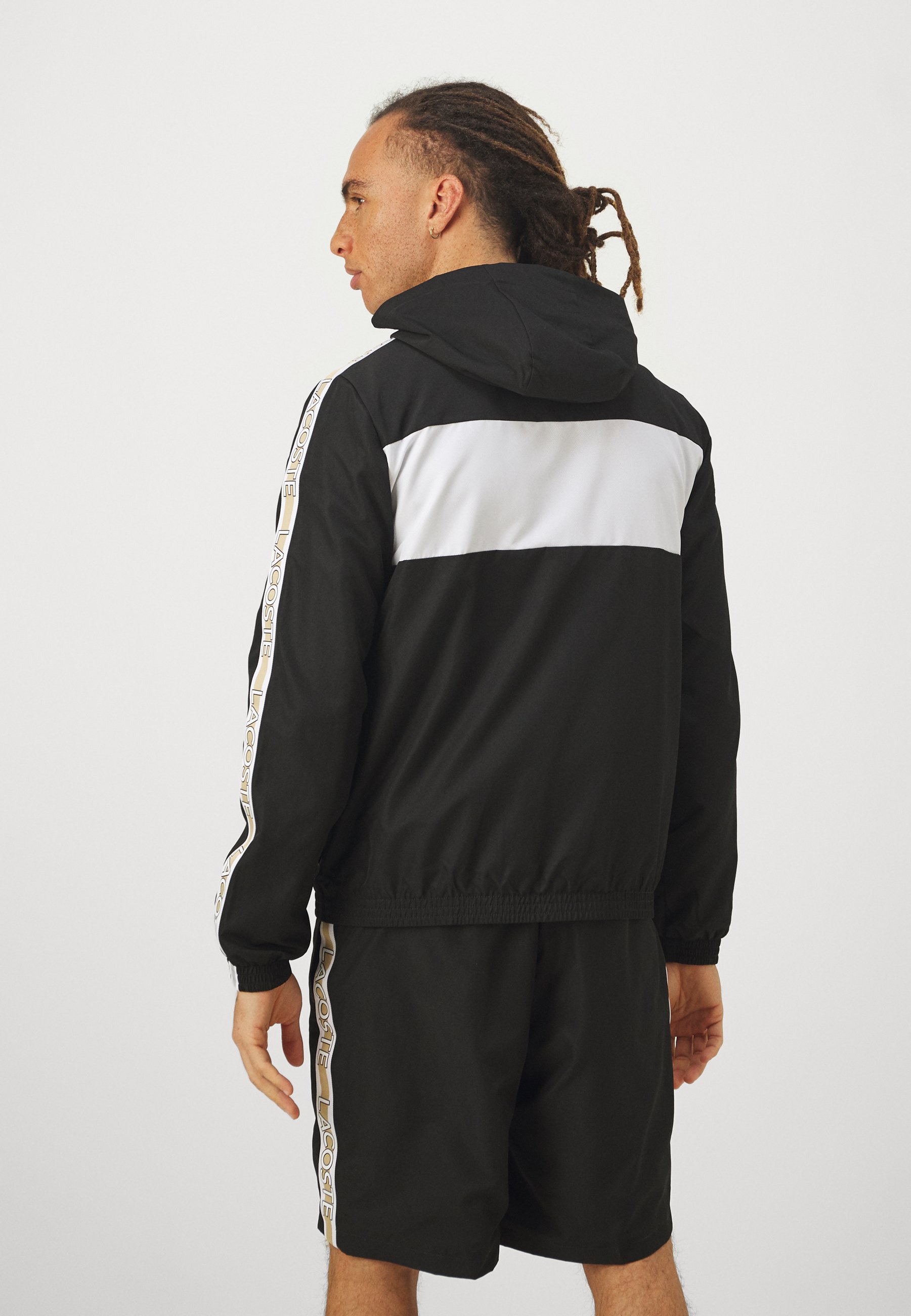 Lacoste Sport TENNIS JACKET - Training jacket - noir/blanc/black