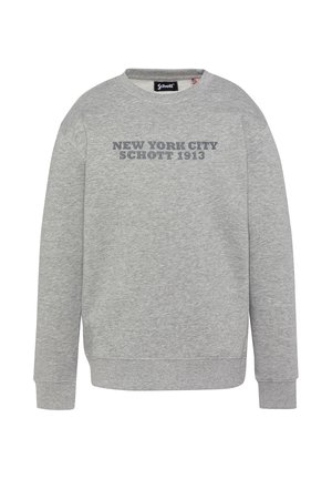IMPRIMÉ COL ROND - Sweater - gris chiné