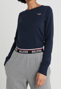 Hollister Co. Stickad tröja - dark blue
