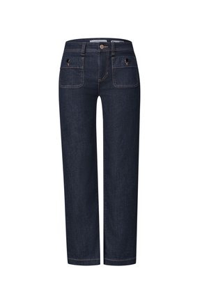 Street One, MID WAIST STRAIGHT LEG JEANS IM CASUAL FIT - Jean droit - rinse washed