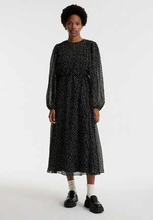 ALISIA - Freizeitkleid - weiß schwarz