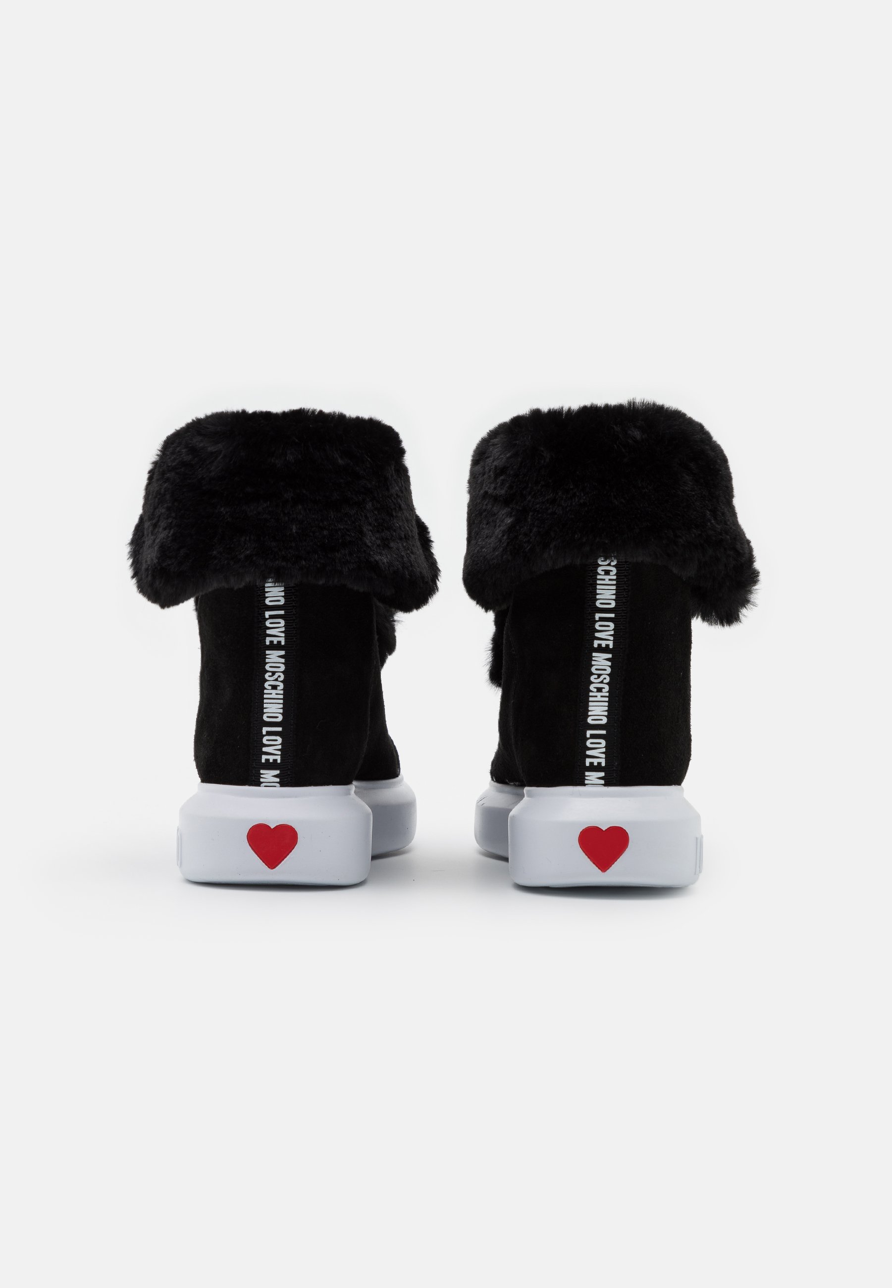 love moschino flatform ankle boots