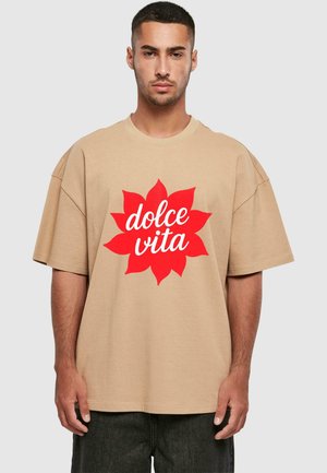 DOLCE VITA - Print T-shirt - unionbeige