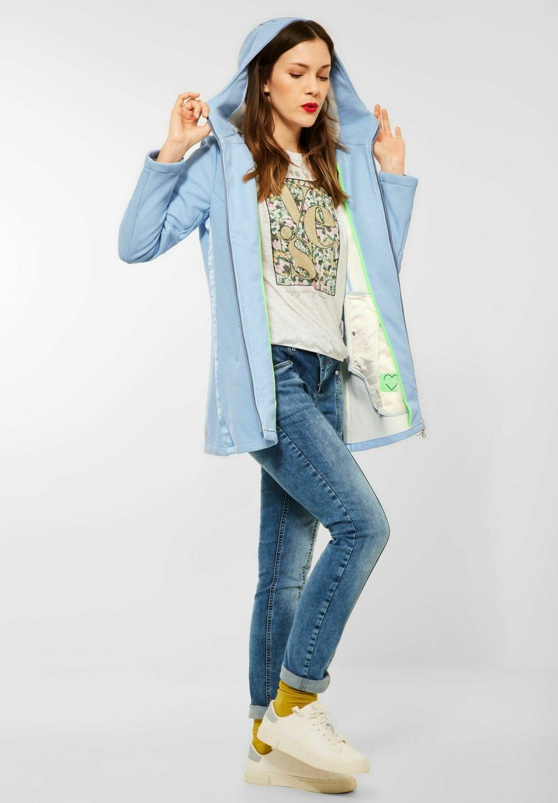 Damen Leichte Jacken | Street One LANGE DOUBLEFACE Outdoorjacke blau/hellblau - IT59438 Damen Leichte Jacken | Street One LANGE DOUBLEFACE Outdoorjacke blau/hellblau - IT59438
