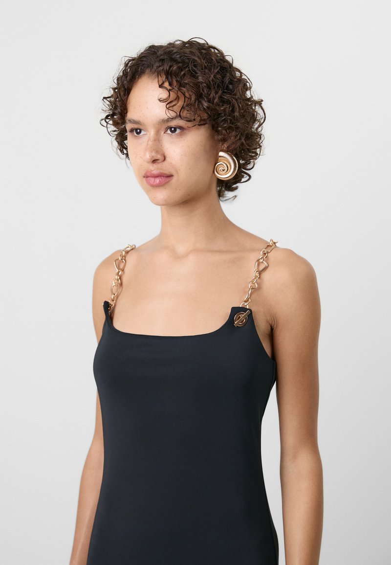 GAP GAP X CULT GAIA CHAIN SLIP DRESS - Cocktail dress / Party dress - true  black/black - Zalando.ie