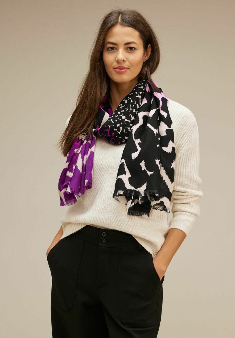 Street One COSY PRINT LONG - Écharpe - lila/lilas