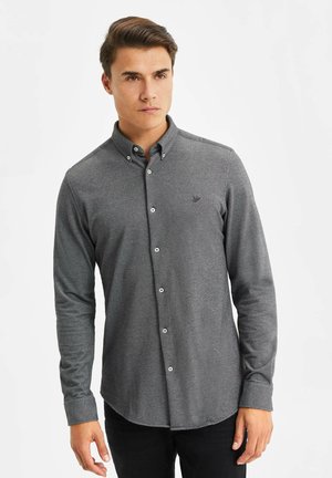 SLIM FIT - Camicia - black