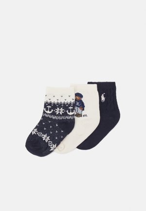 HOLIDAY BEAR-CREW SOCK-3 PACK  UNISEX - Sokker - assorted