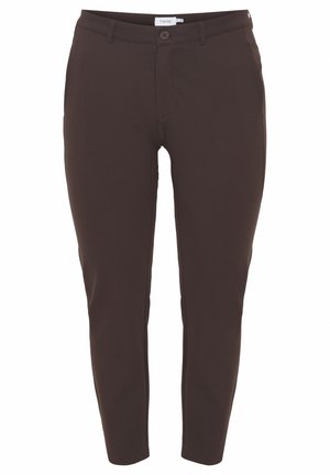 FPLANO TESSA - Pantalones chinos - Mole