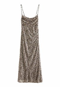 COWL NECK MIDI CAMI TALL REGULAR FIT - Rochie de zi - leopard print