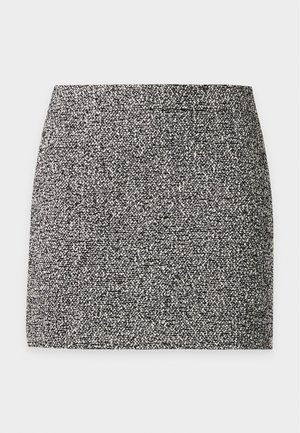 MICHAEL Michael Kors, MICRO SKIRT - Minifalda - black/bone
