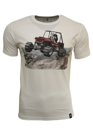 ESCAPE GOAT - Print T-shirt - white
