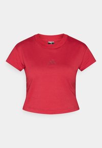 TEE - Basic T-shirt - active maroon