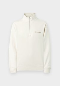 JORNORREBRO EMB HIGH NECK - Sweatshirt - antique white