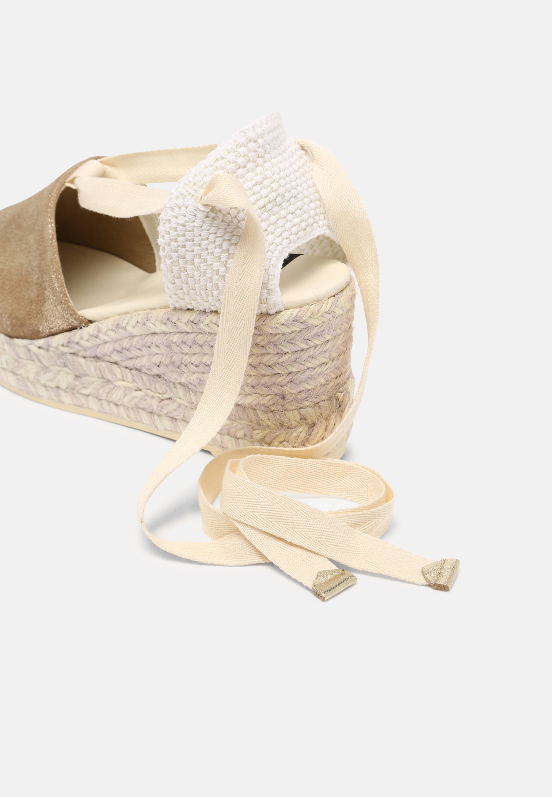 Gaimo VALEN.DOBL - Sandalen met sleehak - croste/saturno/ecru/goudkleurig -  Zalando.nl