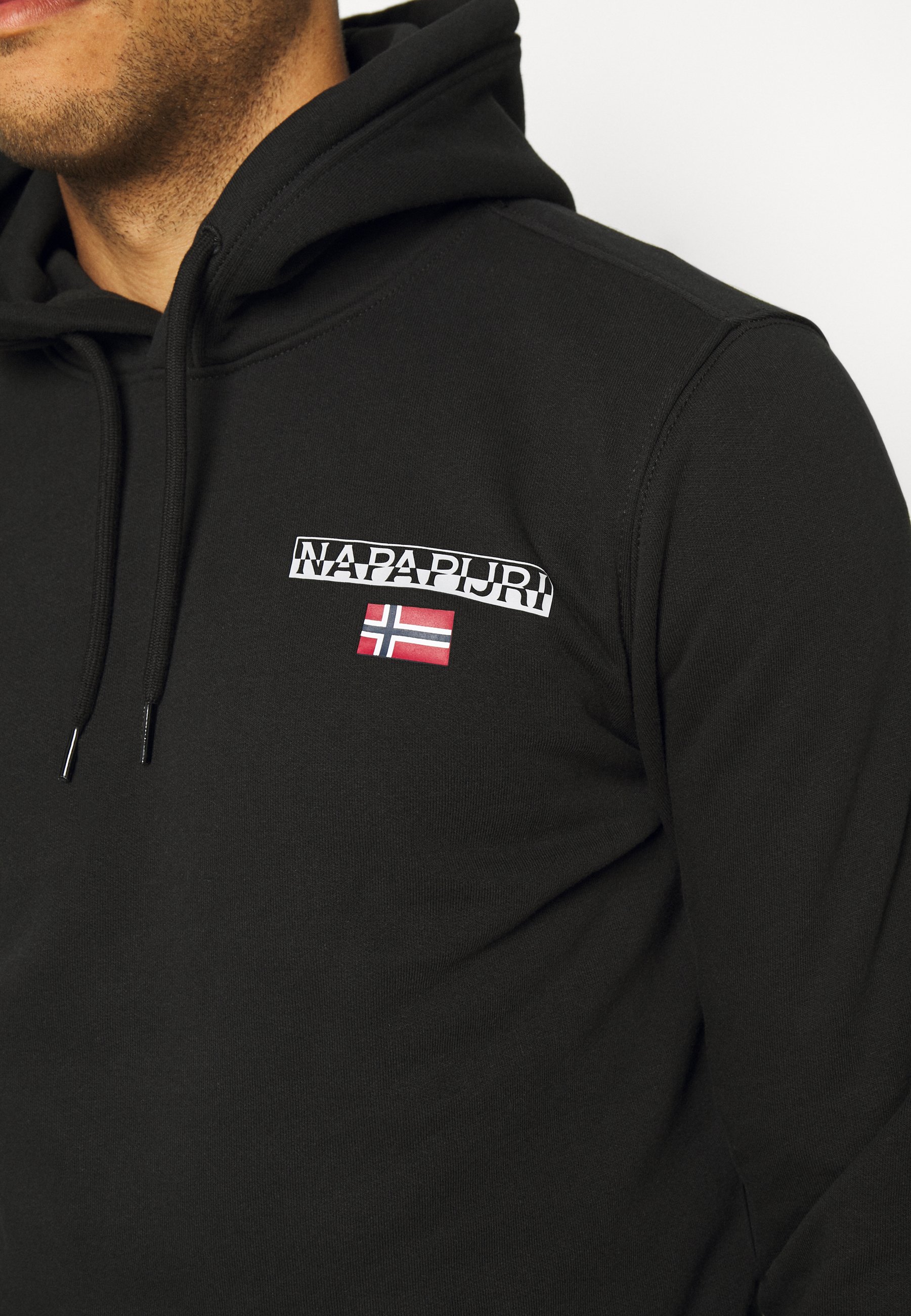napapijri black hoodie