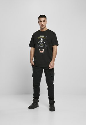 T-shirt con stampa - black