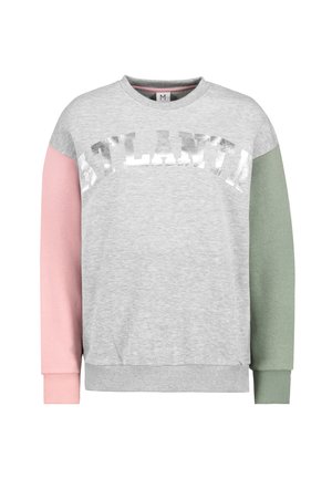 MIT GLANZDRUCK - Sweatshirt - light-grey