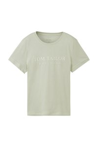 LOGO PRINT - T-shirt med print - desert green