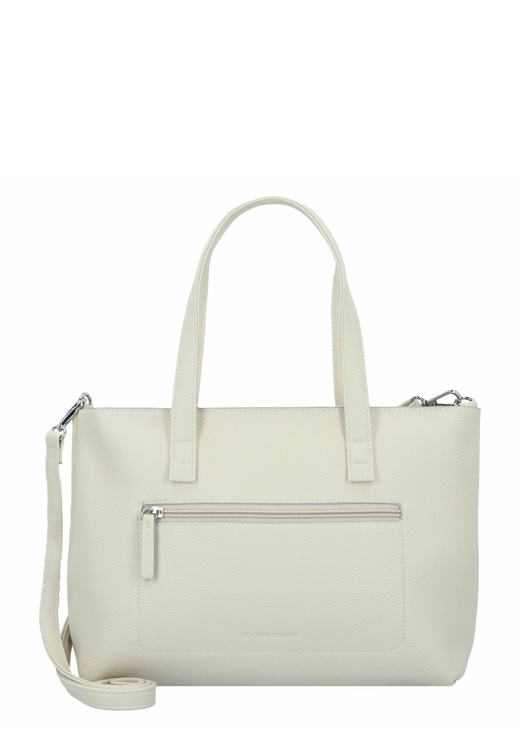 Sac Bandoulière TOM TAILOR Erin Cross Bag Taille M - Crème Blanc (Cream White) - 100% Polyuréthane - Neuf Étiquettes
