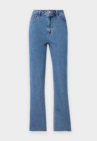 Ultra High-Rise Medium Wash 90s Straight Jeans - Straight leg jeans - med clean