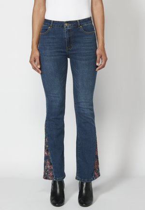 BELL - Jeans bootcut - azul med   medium blue