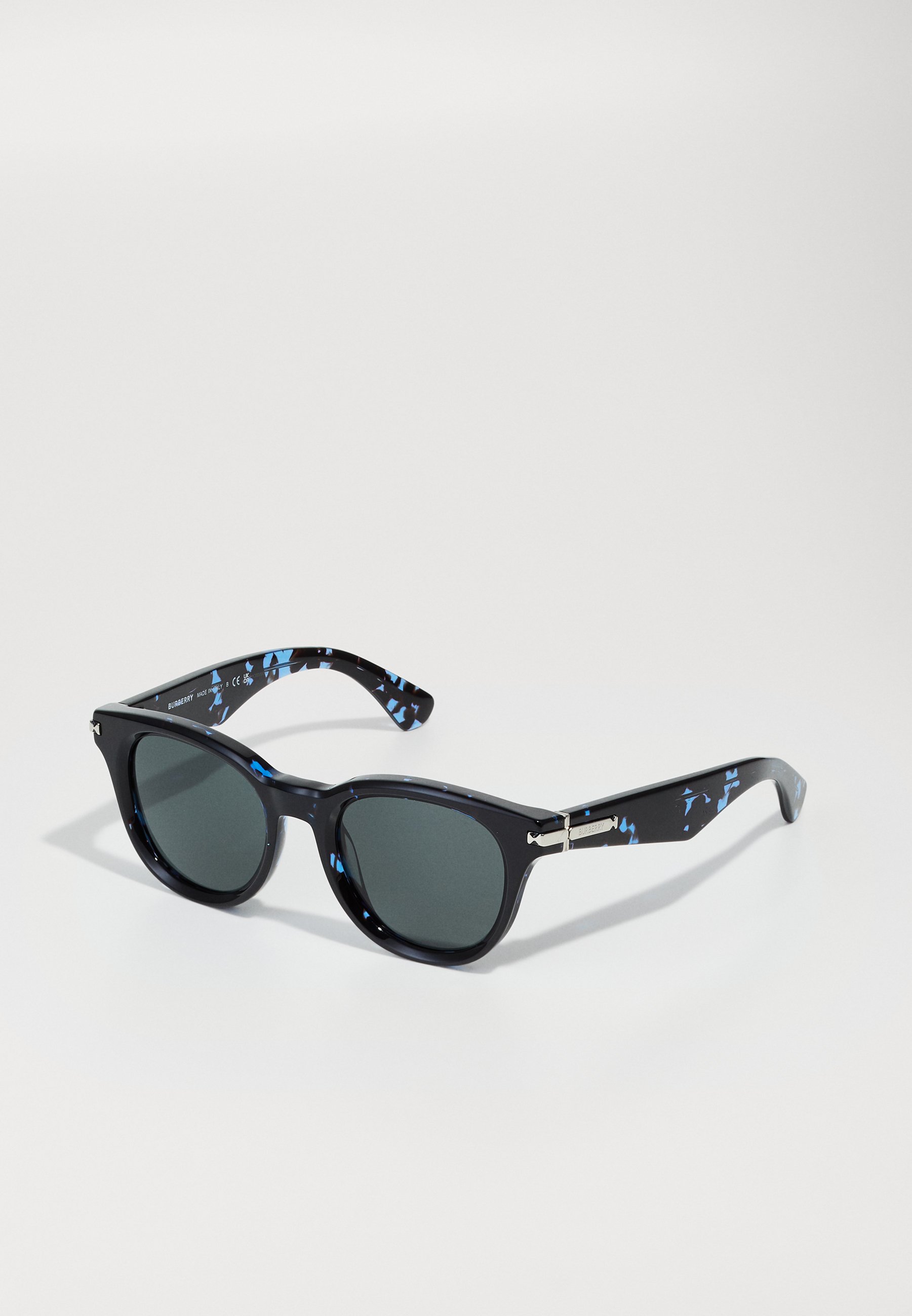 BURBERRY Unisex Blue Havana Burberry UNISEX - Sunglasses - blue havana/dark grey/blue  main image 2