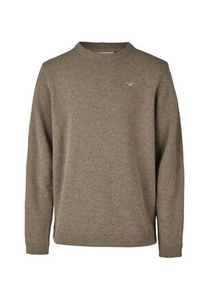 Cleptomanicx CLASSICO LIGULL - Strickpullover - heather olive gray