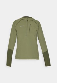 MADRIS LIGHT HALF ZIP HOODY WOMEN - Μπουφάν εξωτερικού χώρου - marsh/dark marsh
