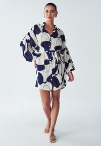 ST MRLO BLIGH - Košilové šaty - navy abstract geo