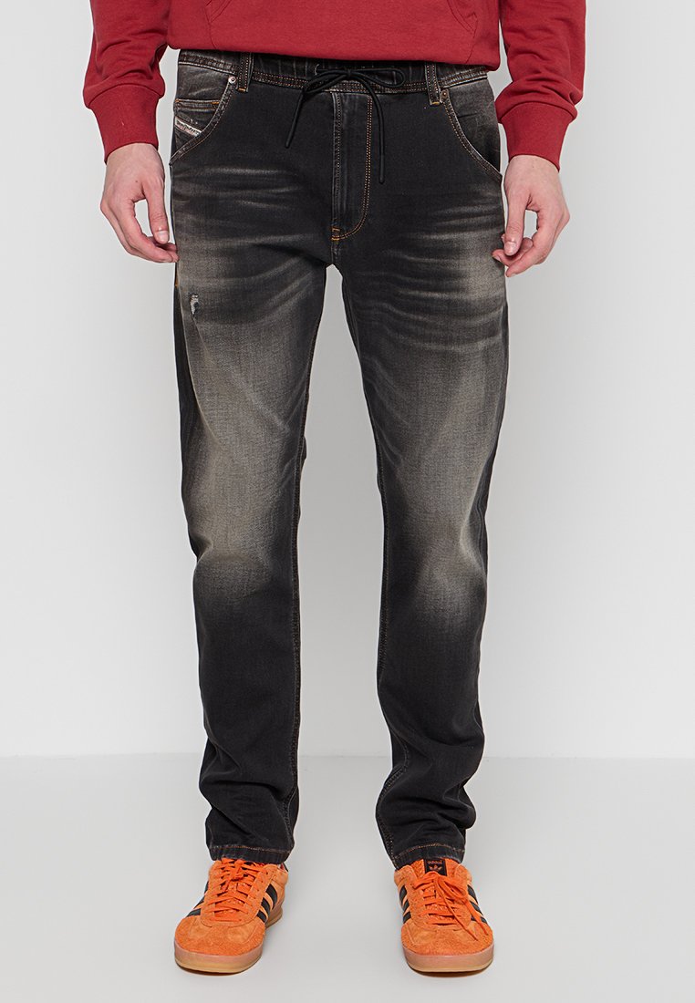 Diesel Straight leg jeans zwart Diesel Straight leg jeans zwart