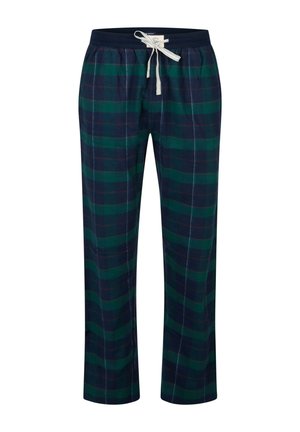 Pyjamabroek - navy/green check