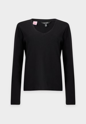 Lauren Ralph Lauren, SEPARATE TEE - Горнище на пижама - black