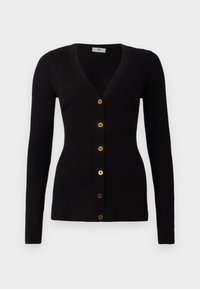 WOMEN S KNITTED  - Vesta na kopčanje - nero