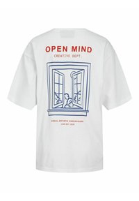 JJXX JXENYA LOOSE TEE - Camiseta estampada - bright white