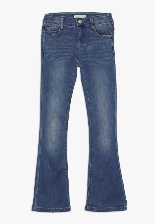 NKFPOLLY DNMATULLA BOOT PANT - Jean bootcut - medium blue denim