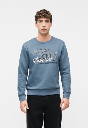 JJELOGO CREW 2 PACK - Ikdienas džemperis - navy blazer/blue mirage