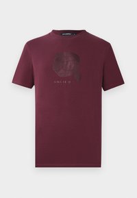 CREWNECK - Apdrukāts T-krekls - merlot