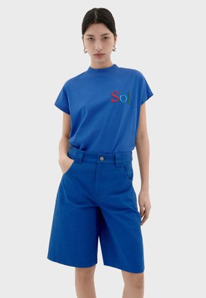 SOL - Print T-shirt - indigo blue