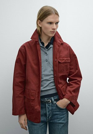 Short coat - red