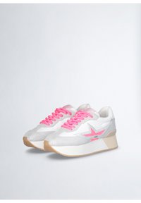 LIU JO GLITTER STAR - Sneakers laag - grey pink