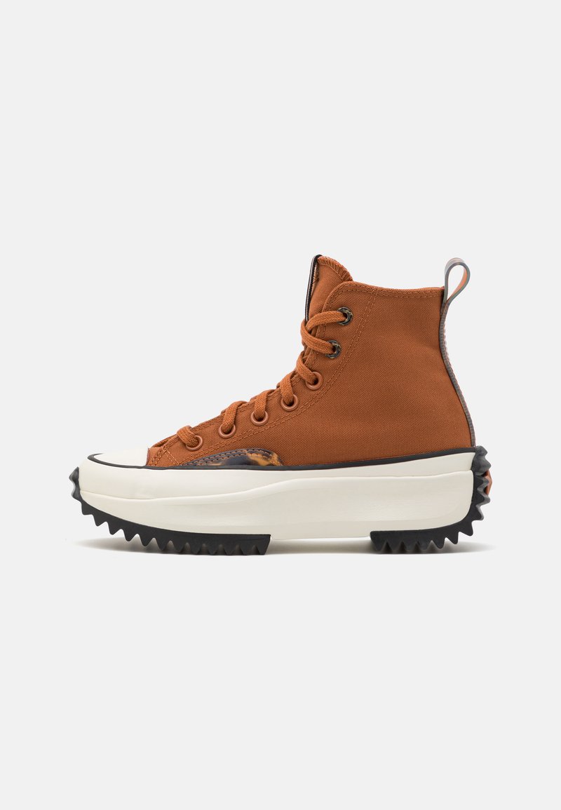 Converse RUN STAR HIKE - Sneakers alte - tawny owl/black/egret