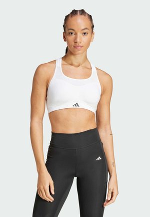 adidas Performance BRA - High support sports bra - white