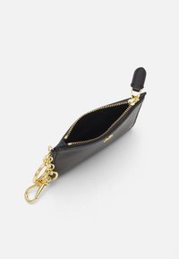 Lauren Ralph Lauren LEATHER ZIP CARD CASE - Maks - black