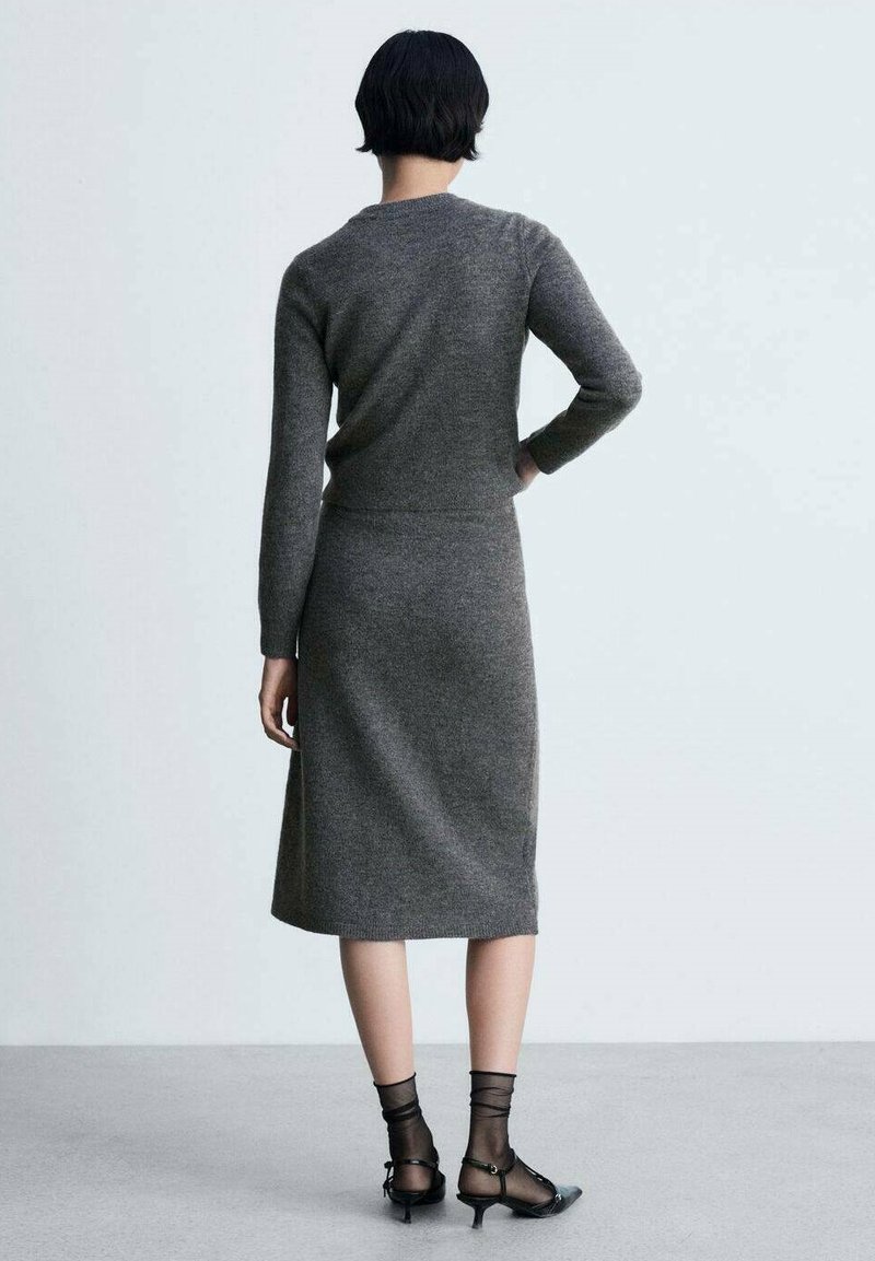 sachin and babi light blue dress Little Black Dress With Black and White Lace Jabot Cocktail Pencil Dress  Knee Length 3/4 Sleeves Large Size