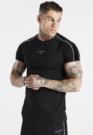 MONO IMPERIAL RAGLAN GYM TEE - T-shirt con stampa - black/white